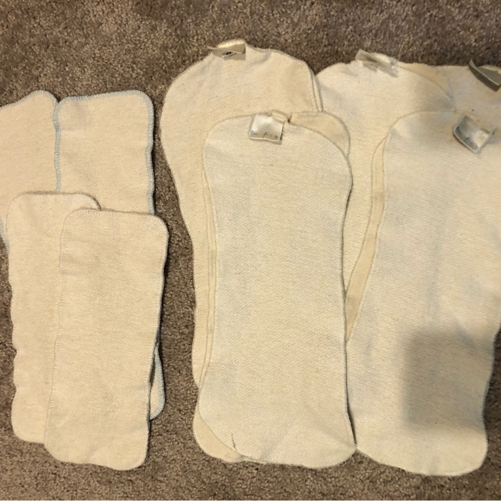 Hemp and Organic Cotton Diaper Doublers